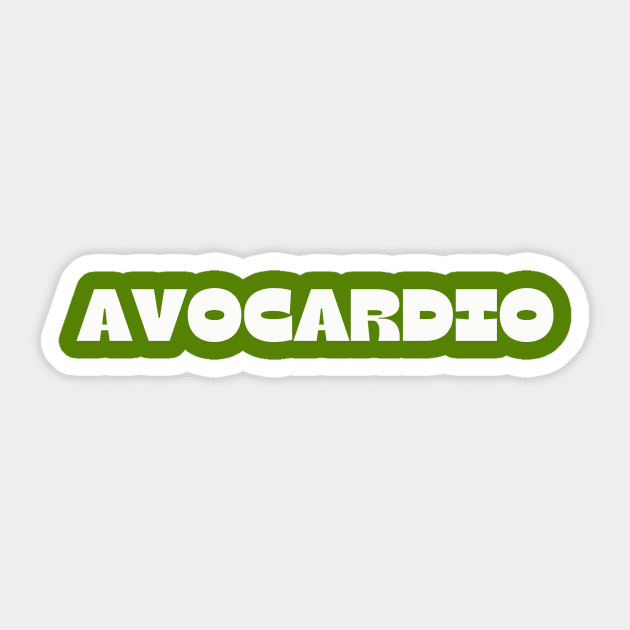 Avocardio Sticker by thedesignleague